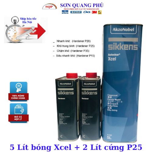 Dầu bóng Sikkens XCel 2:1, sơn bóng cao cấp, Keo bóng hàng nhập khẩu SONQUANGPHU8856