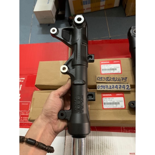 Phuộc trước Winner X đen đời  zin hãng Honda