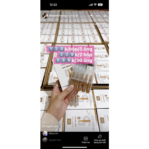 Tinh chất  sáng da Mati.derm Dsp 30 ống