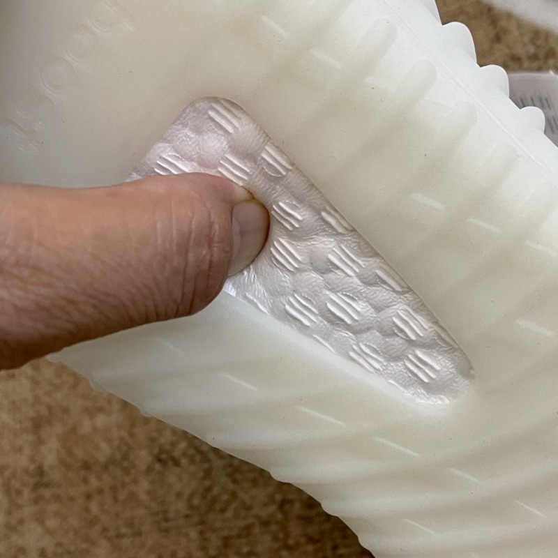 Giày Sneaker Yeezy350 Cream/White SC đế hạt nén box rút cứng