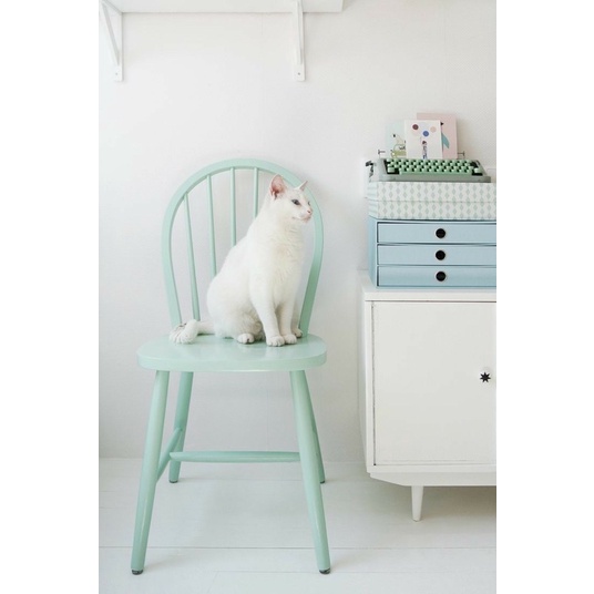 Ghế sắc màu, Ghế dễ thương, Ghế gỗ Decor
