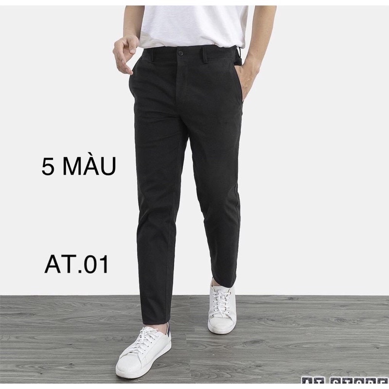 Quần kaki nam cao cấp Màu Đen