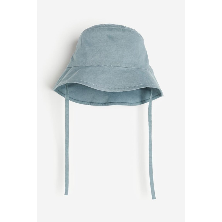 Mũ cotton trắng/nâu/xanh/tím/hồng có dây 0862636 1118710 HM H&M_Hàng UK US