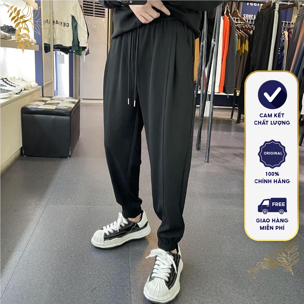 Quần Baggy Hàn Dáng Jogger, Mặc 4 Mùa Chất Vải Umi Hàn, Hợp Đi Làm Đi Chơi Hot Trend Hình Ảnh + Video