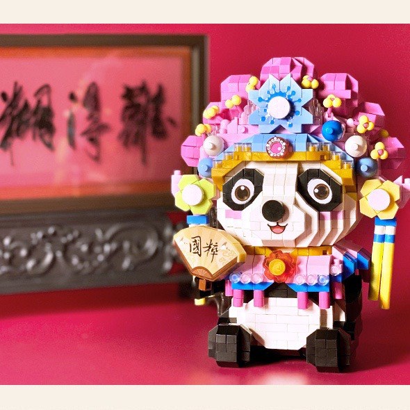 Đồ chơi lắp ráp mô hình nhân vật kinh kịch Opera linh thú-8101-9265