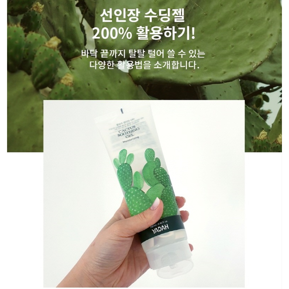 Gel Dưỡng Ẩm Chiết Xuất Xương Rồng Cactus Soothing Gel Yadah 250ml
