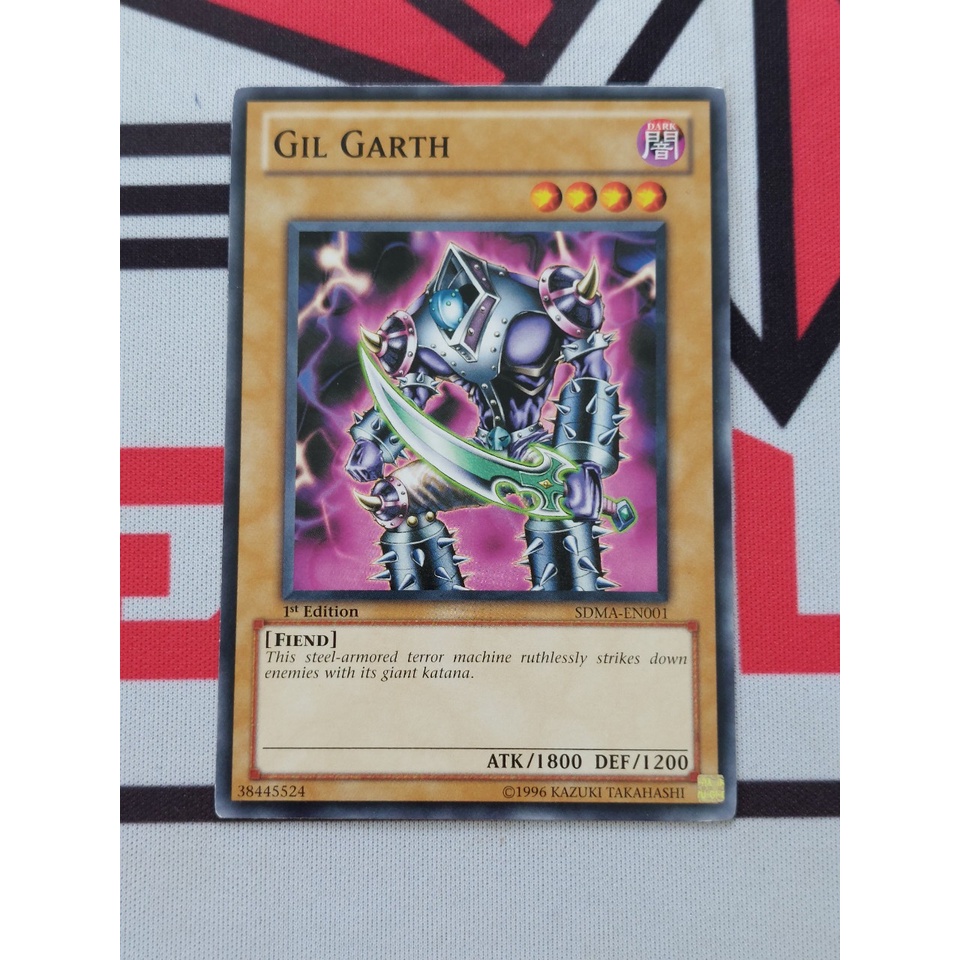 Thẻ Bài Mint90 Yugioh Monster Gil Garth - SDMA-EN001 - Common