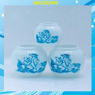 Combo 3 cóng sứ chào mào Halosung cóng cho chim ăn phụ kiện lồng chim PK121
