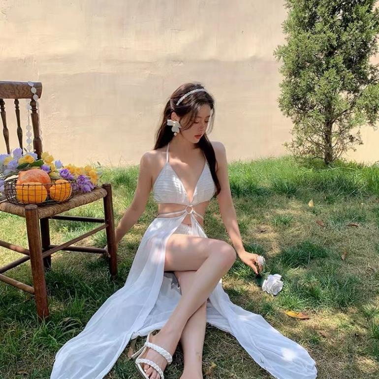 Bộ Đồ Bơi Ba Mảnh Dáng Ôm Thời Trang Quyến Rũ Cao Cấp Cho Nữ | BigBuy360 - bigbuy360.vn