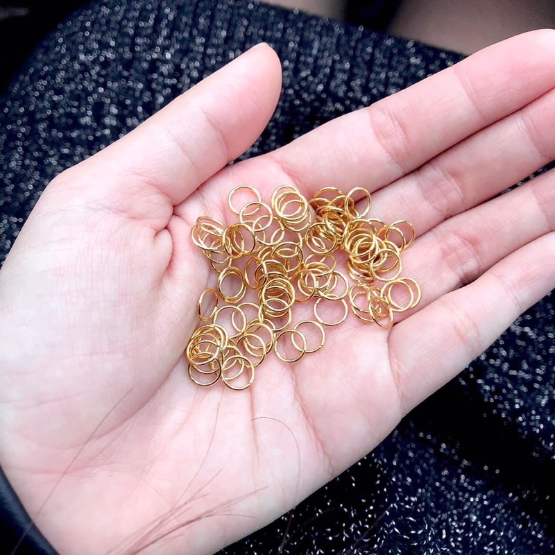 Khuyên Mũi , Môi , Tai Tròn Dạng Bẻ Siêu Mảnh Thép Titan Không Gỉ Dành Cho Nam Nữ