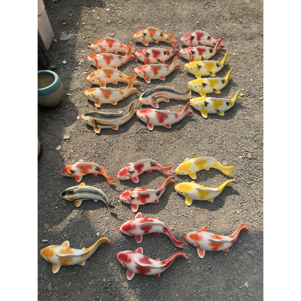 Cá koi nhật gốm sứ trang trí decor