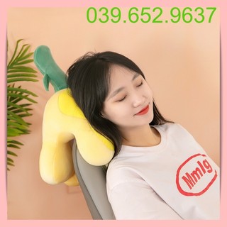 Gối ngủ trưa văn phòng đa năng, gối lý tưởng cho dân văn phòng, học sinh - màu trắng - hồng - vàng
