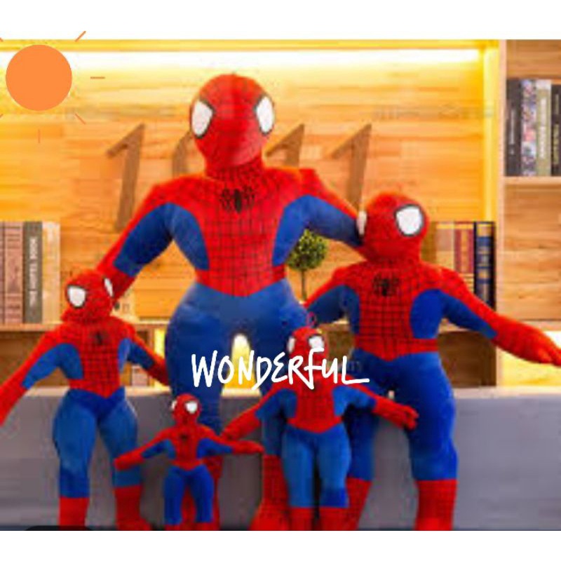 Gấu bông người nhện, gấu bông anh hùng spidermen, gấu bông siêu nhân nhện