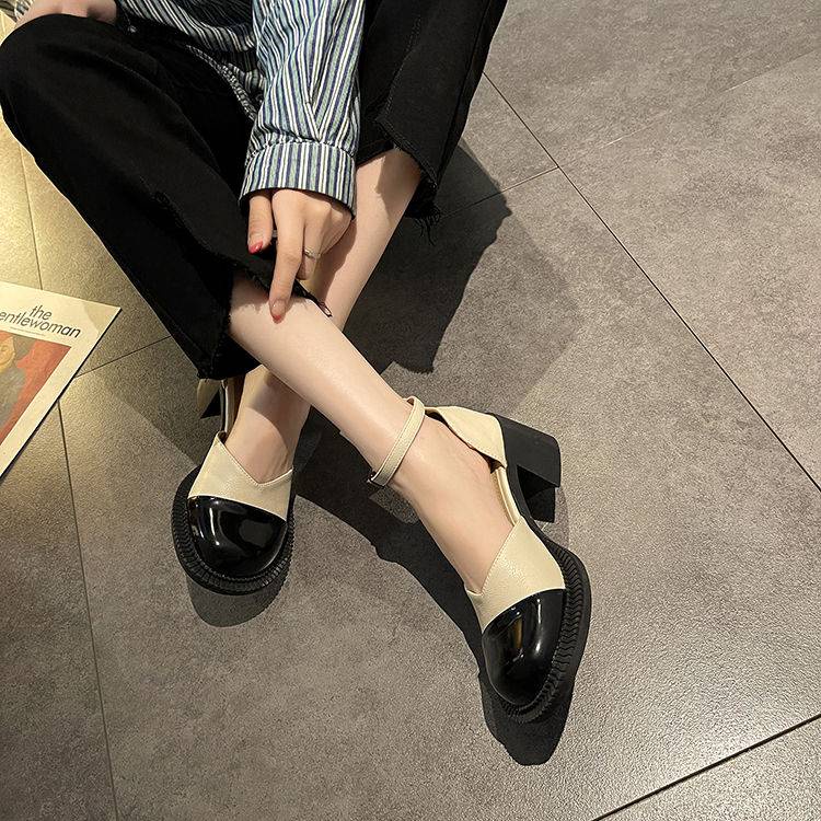 Giày cao gót giày La Mã dày