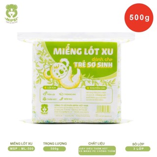 Miếng lót xu Mipbi dành cho trẻ sơ sinh SIÊU MỀM MẠI gói to 90 miếng SIÊU