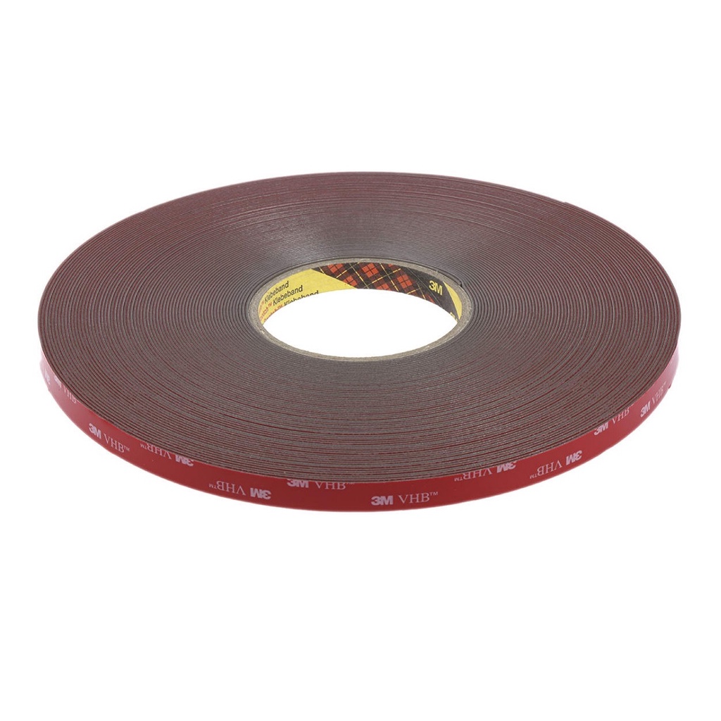 Băng keo 2 mặt cường lực siêu dính màu xám 3M VHB GPL-110 dài 3m - nhiều kích thước, dán logo, đồ chơi xe