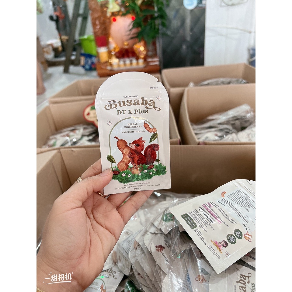 Khử mỡ Busaba Thái Lan mẫu mới 2023 gói 7 viên