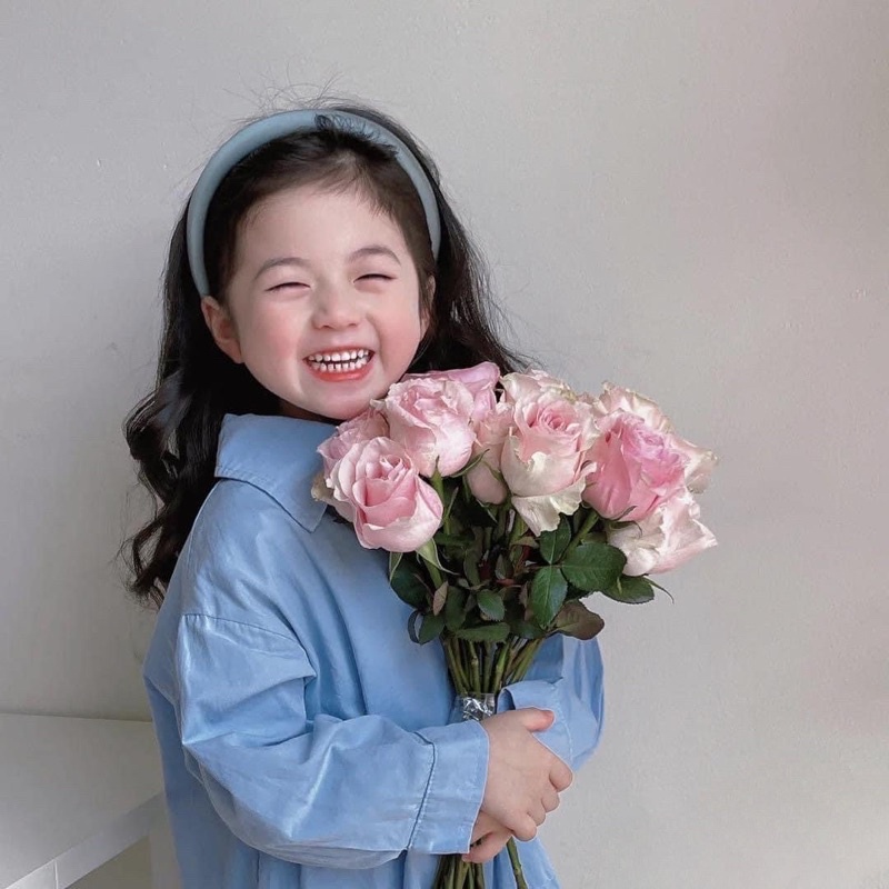 Bờm Cài Tóc Lalila Vải Nhiều Màu Phong Cách Vintage BT01