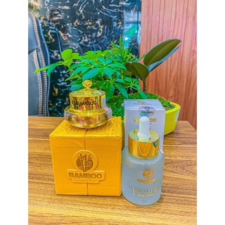 Kem face lụa bamboo và serum b5 nẫu mới trắng hồng da-chống nắng, mờ thâm, nám- tàn nhang