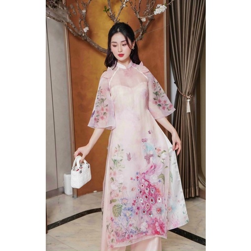 Áo dài Ngọc Nữ thiết kế tiêu thư sang chảnh phù hợp đi chụp ảnh đi chơi An Lạc