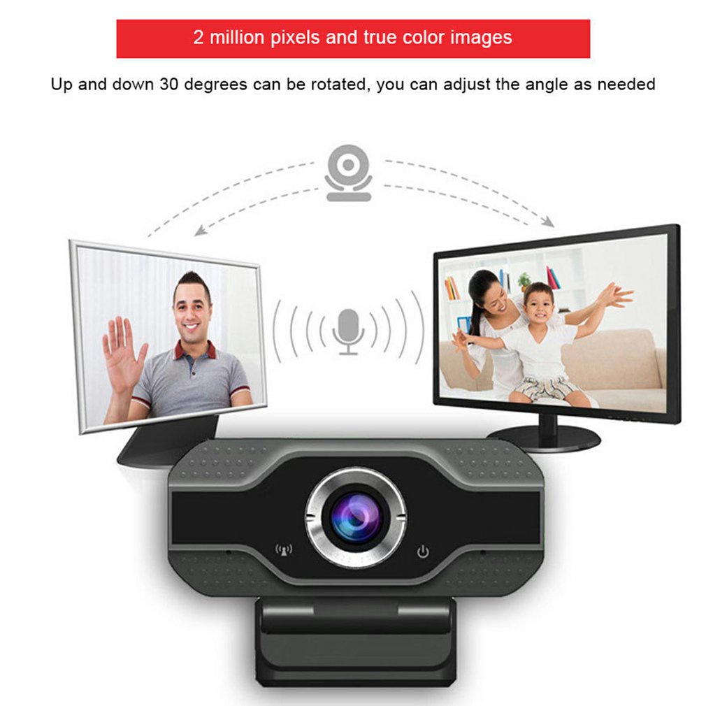 Webcam NetCAM USB 600A, Độ phân giải 1080P, Không cần cài Driver, Cắm là Dùng