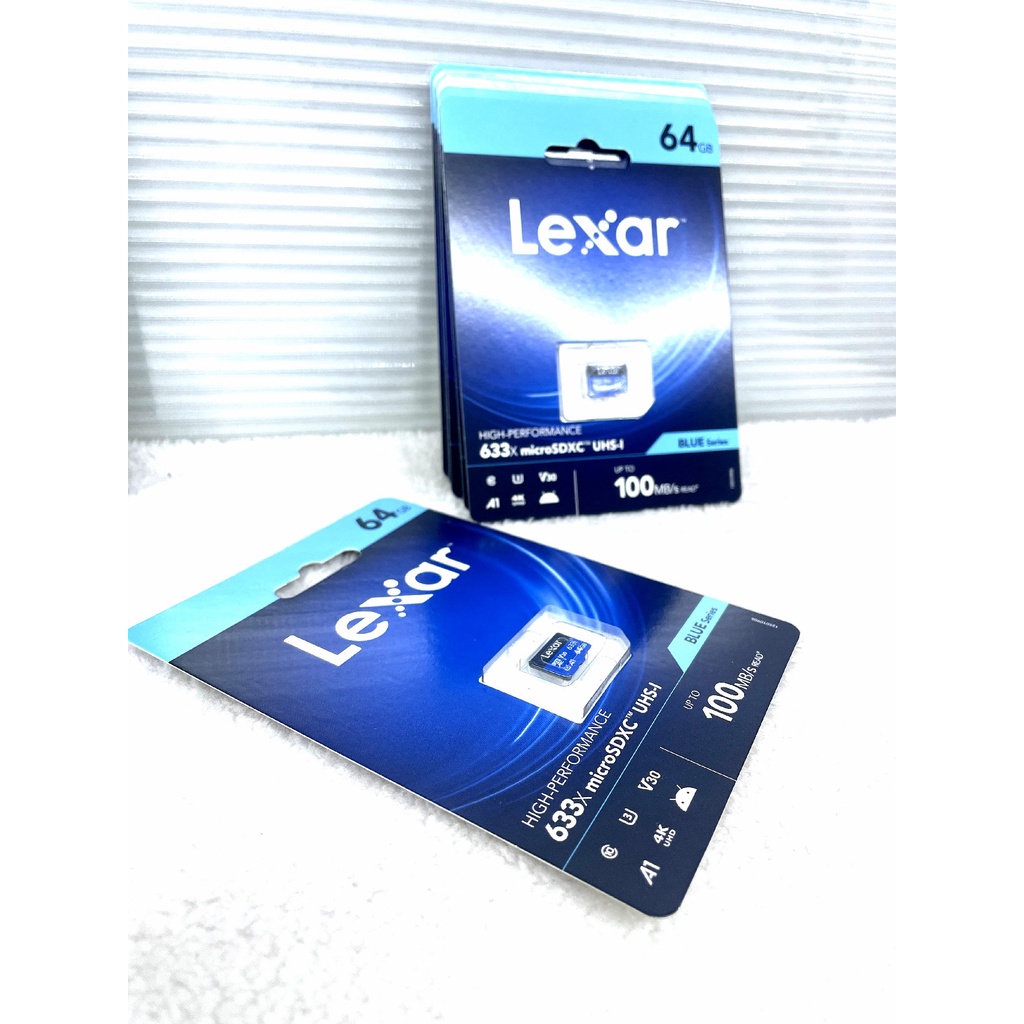 THẺ NHỚ 64GB LEXAR CHÍNH HÃNG BẢO HÀNH 5 NĂM