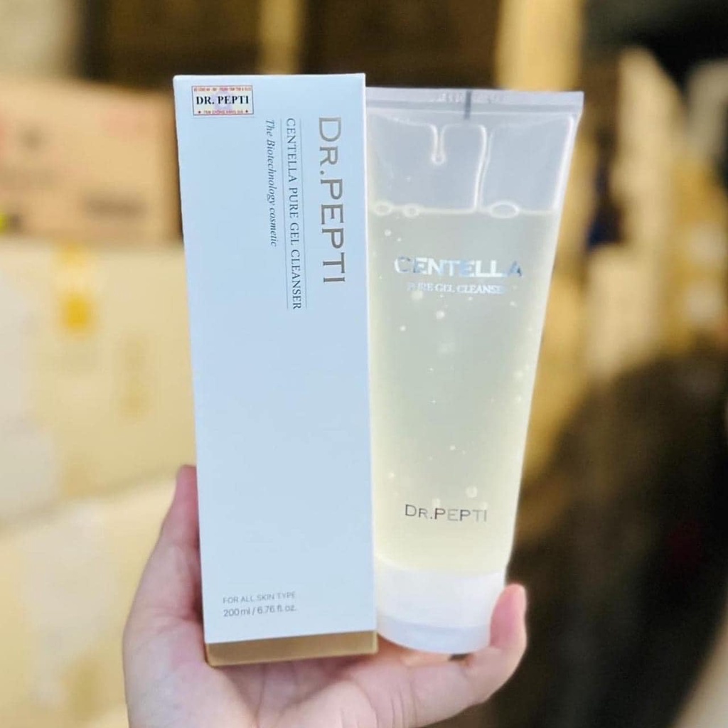 [Dr Pepti] Sữa Rửa Mặt BHA Tinh Chất Rau Má 200ml