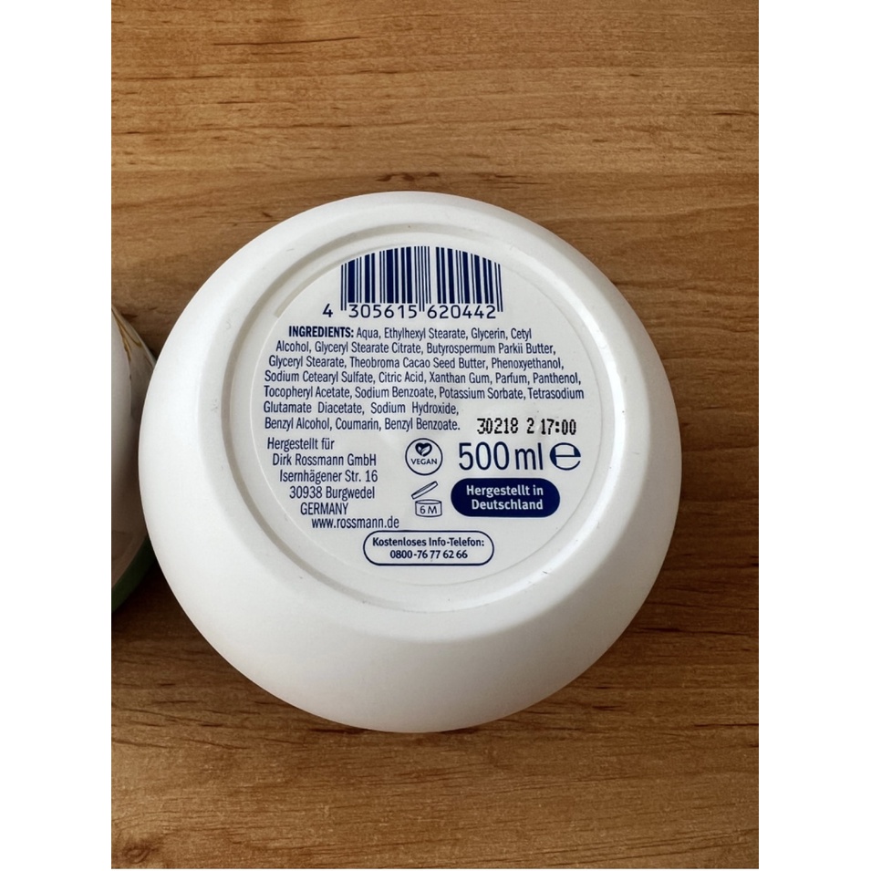 Kem dưỡng Isana Body cream hũ 500gr