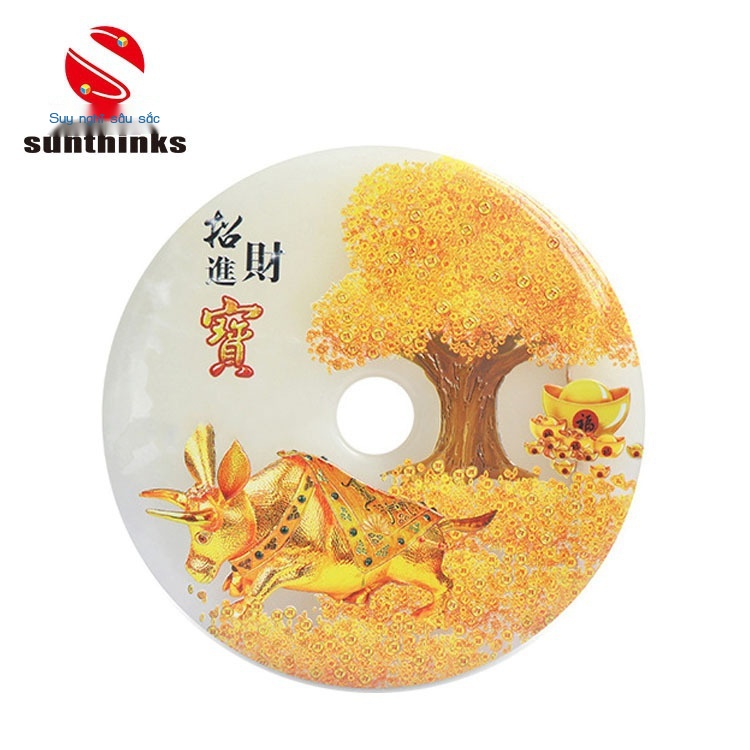 Cá Tính UV Sơn Máy In Biểu Tượng Cảm Xúc Gói Lò Xo Lắc Đầu Búp Bê Màu Xe Ô Tô Đồ Chơi Phẳng