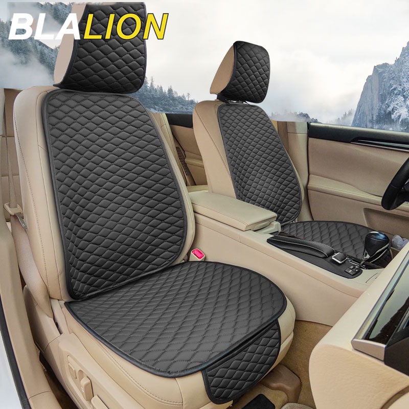 Bọc ghế ngồi xe hơi BLALION bằng da phối lưới mềm mại chống trượt thông dụng tiện lợi