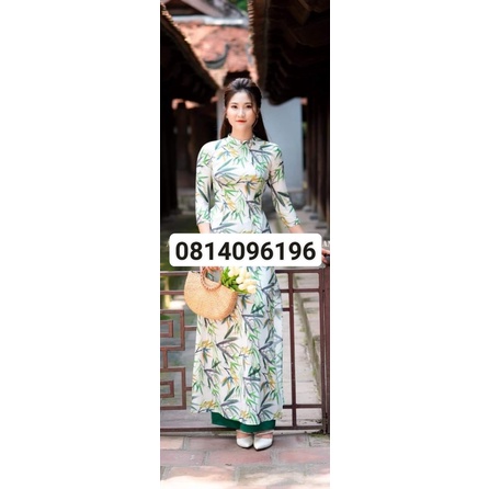 ÁO DÀI LÁ TRE XINH XINH