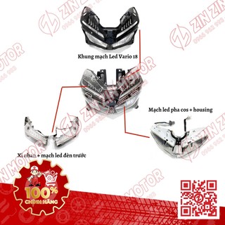 Xi nhan trước , mạch led pha cos housing , khung mạch led chóa đèn pha trước vario 150 k59j , vario 125 k60