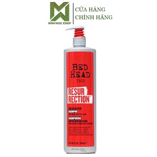 Dầu gội tigi đỏ, dầu gội tái sinh siêu phục hồi Tigi Bed Head Resurrection Supper Repair 970ML chính hãng