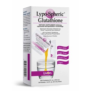 Gel Uống Glutathione Giúp Da Sáng Mịn, Đều Màu, Săn Chắc, Trẻ Hóa Lypo-Spheric GLUTATHIONE LiVon