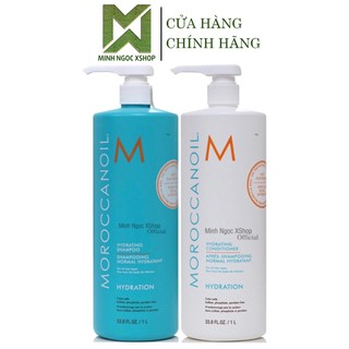 Dầu gội xả dưỡng ẩm Moroccanoil Hydrating 1000ML chính hãng