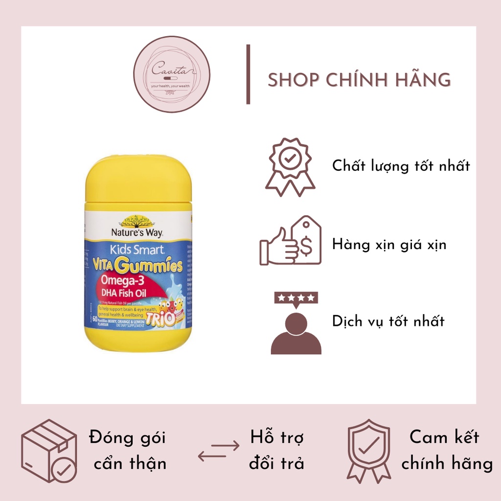 Kẹo đủ màu cho bé O M E G A 3