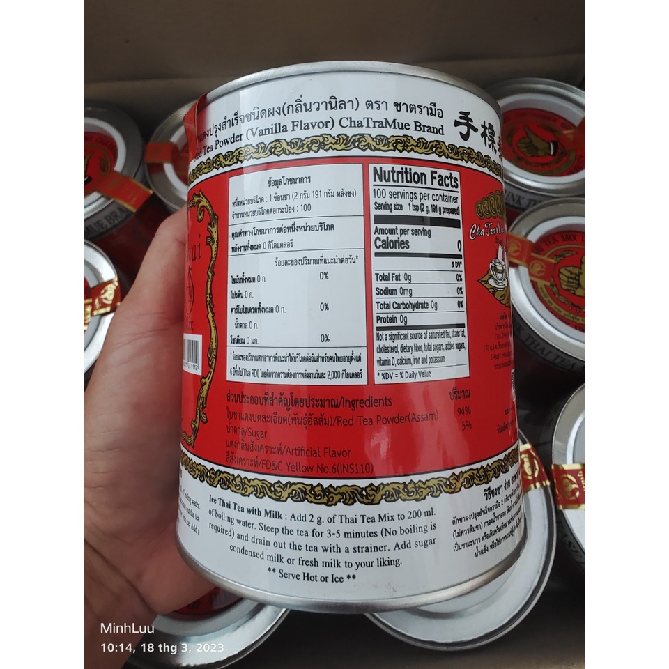 Trà Sữa Thái Chatramue dạng lon  dòng cao cấp