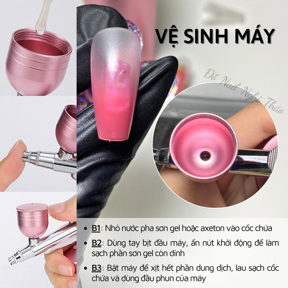 Máy phun sơn nail ombre JELIVA