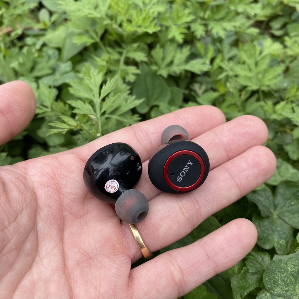 Tai nghe Bluetooth Đen Sony sport TWS-D76 Rất ấm Bass-treble rõ ràng, âm thanh sắc nét