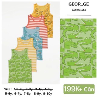 Set 5 áo ba lỗ bé trai George Uk