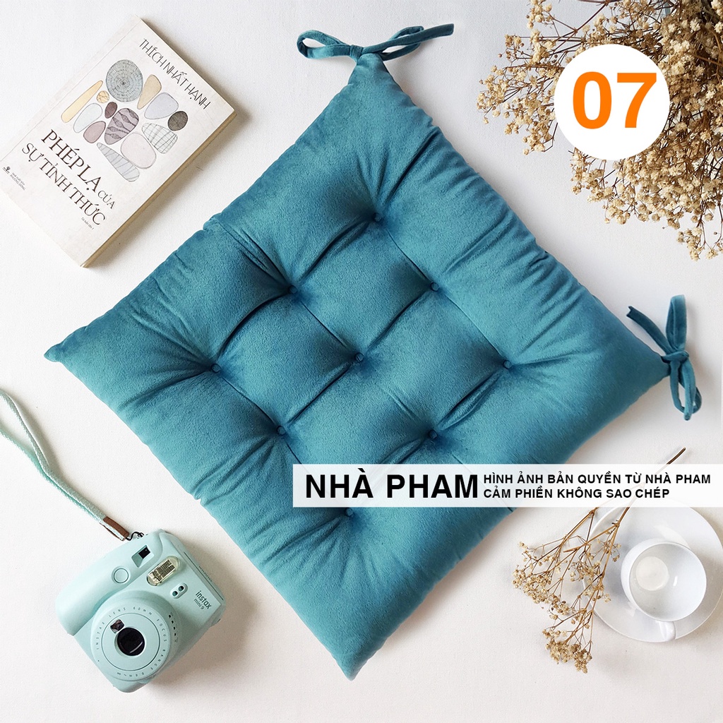Đệm Vuông Ngồi Bệt Vải NHUNG