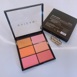 Bảng má hồng guicami 6 ô màu 25g