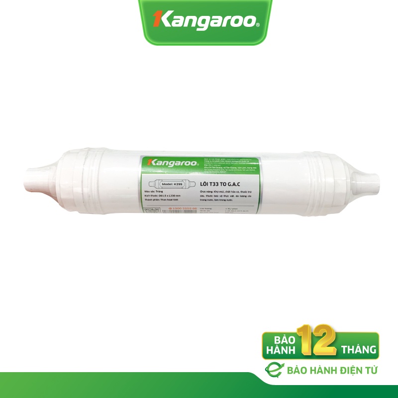 Lõi số 2 kangaroo hydrogen T33 to, than GAC  máy KG100HK, KG10A4, KG100ES, KG100EO