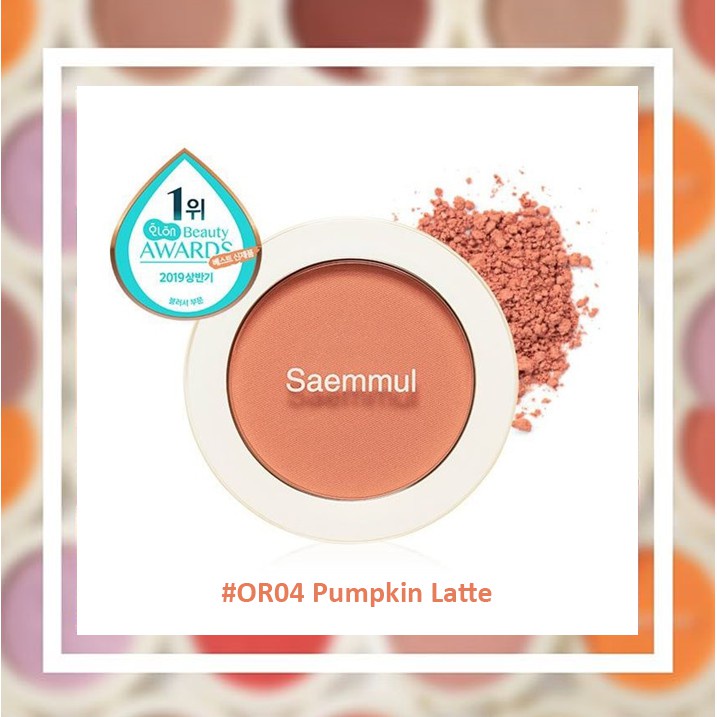 The Saem Phấn Má Hồng Saemmul Single Blusher 5g