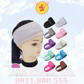 Băng đô quấn tóc | băng đô quấn đầu spa loại 10cm nhám dính chắc chắn