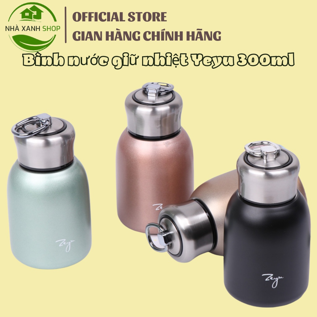 Bình Nước Giữ Nhiệt Cầm Tay Zeyu Dung Tích 300ml, Ly Giữ Nhiệt Chất Liệu Inox Chuẩn 304 Cao Cấp Giữ Nhiệt Lên Đến 12 Giờ