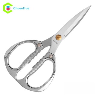 Kéo Bếp Nhật Cắt Thực Phẩm, Thịt Gà, Rau (Cao Cấp, Siêu Bền, Làm Bếp Đa Năng, Thép Không Gỉ, Kéo Cắt Vải...)
