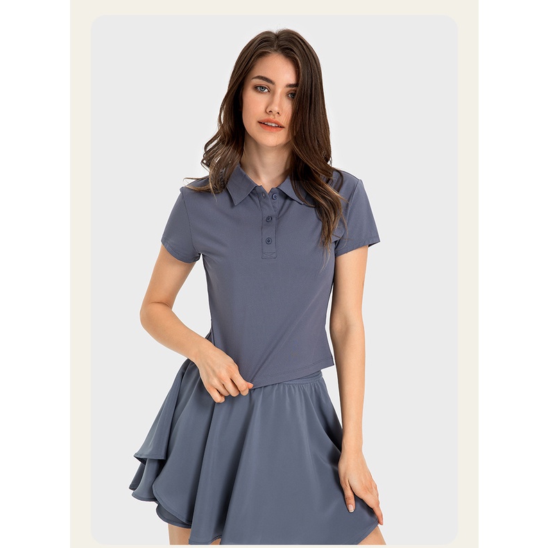 Áo tập thể thao Lululemon Players Pro Form Polo - Áo phông thể thao Lulu không logo