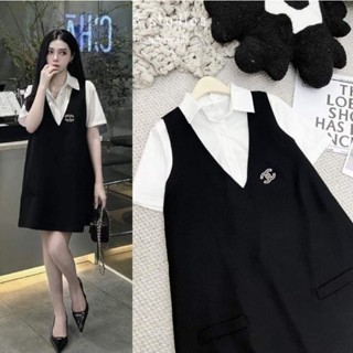 Váy Đầm bigsize 40kg tới 80kg nửa thân áo dính liền