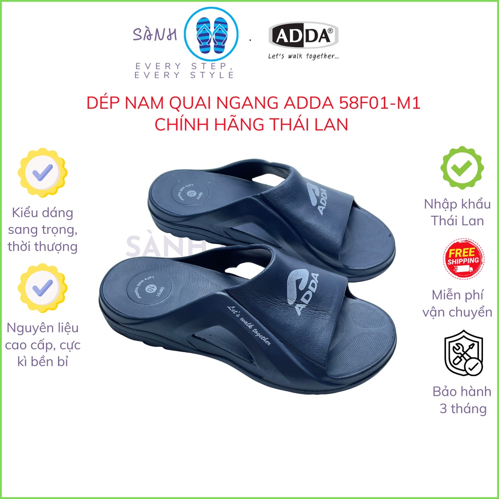 Dép nam quai ngang Thái Lan bằng nhựa,siêu êm ái, dành cho chân siêu bự, bigsize, size 42 đến 46